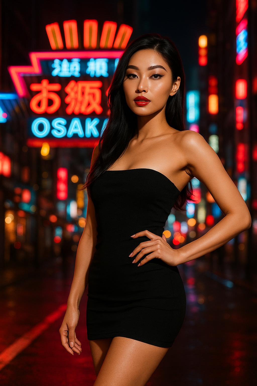 大阪紅燈區性感美女